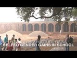 How infrastructure gains helped gender gains in school
