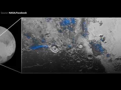 New Horizons Finds Blue Skies and Water Ice on Pluto