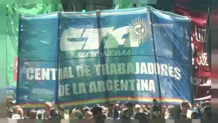 Argentina revive protestas contra las políticas de Mauricio Macri