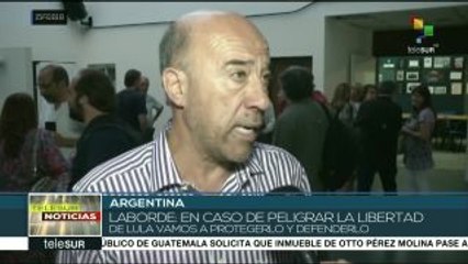 Crean en Argentina comité de apoyo al expresidente brasileño Lula