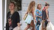 Miley Cyrus leaves fiancé Liam Hemsworth at home as she joins future sister-in-law Elsa Pataky for a spot of shopping in Byron Bay.