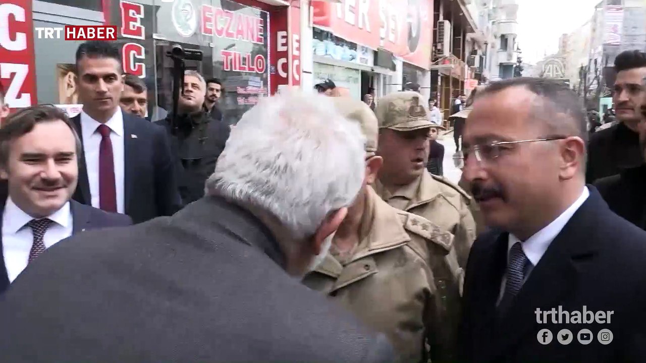 Jandarma Genel Komutanı Orgeneral Arif Çetin Siirt'te esnafı ziyaret etti