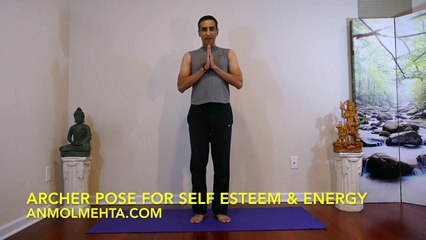 Archer Pose for Self-Esteem and Confidence