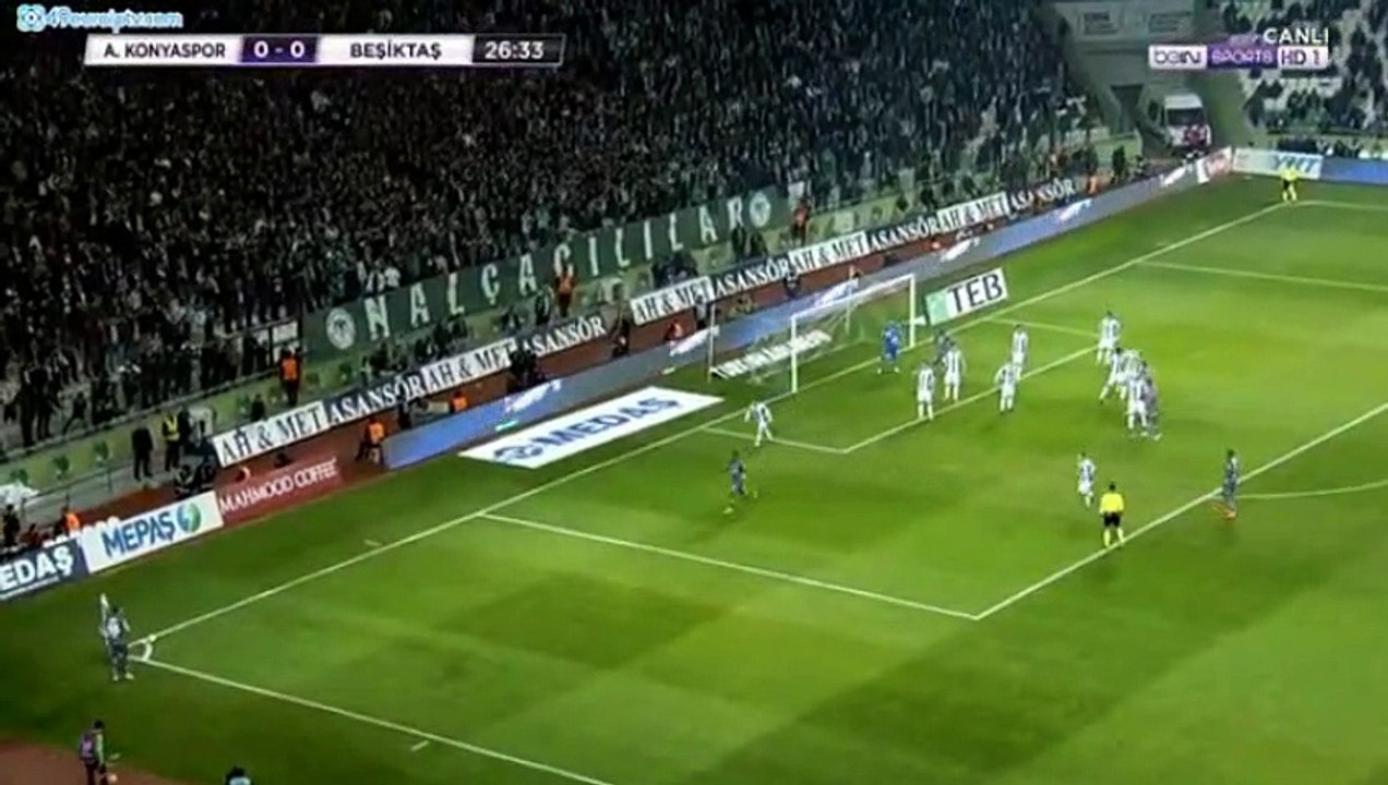 Atiba Hutchinson Goal HD - Konyaspor 0-1 Besiktas 16.02.2018
