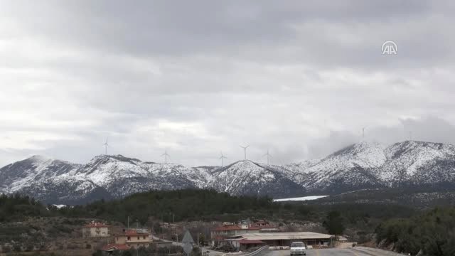 Muğla'nın Yüksek Kesimlerine Kar Yağdı