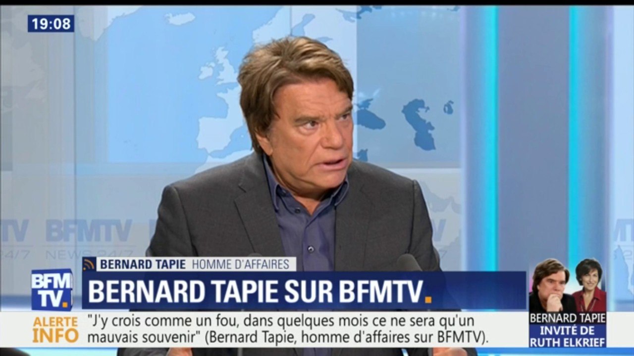 #19HRUTH "N'accentuions par les problèmes qui sont issus de son décès", lance Tapie sur l'héritage de Johnny