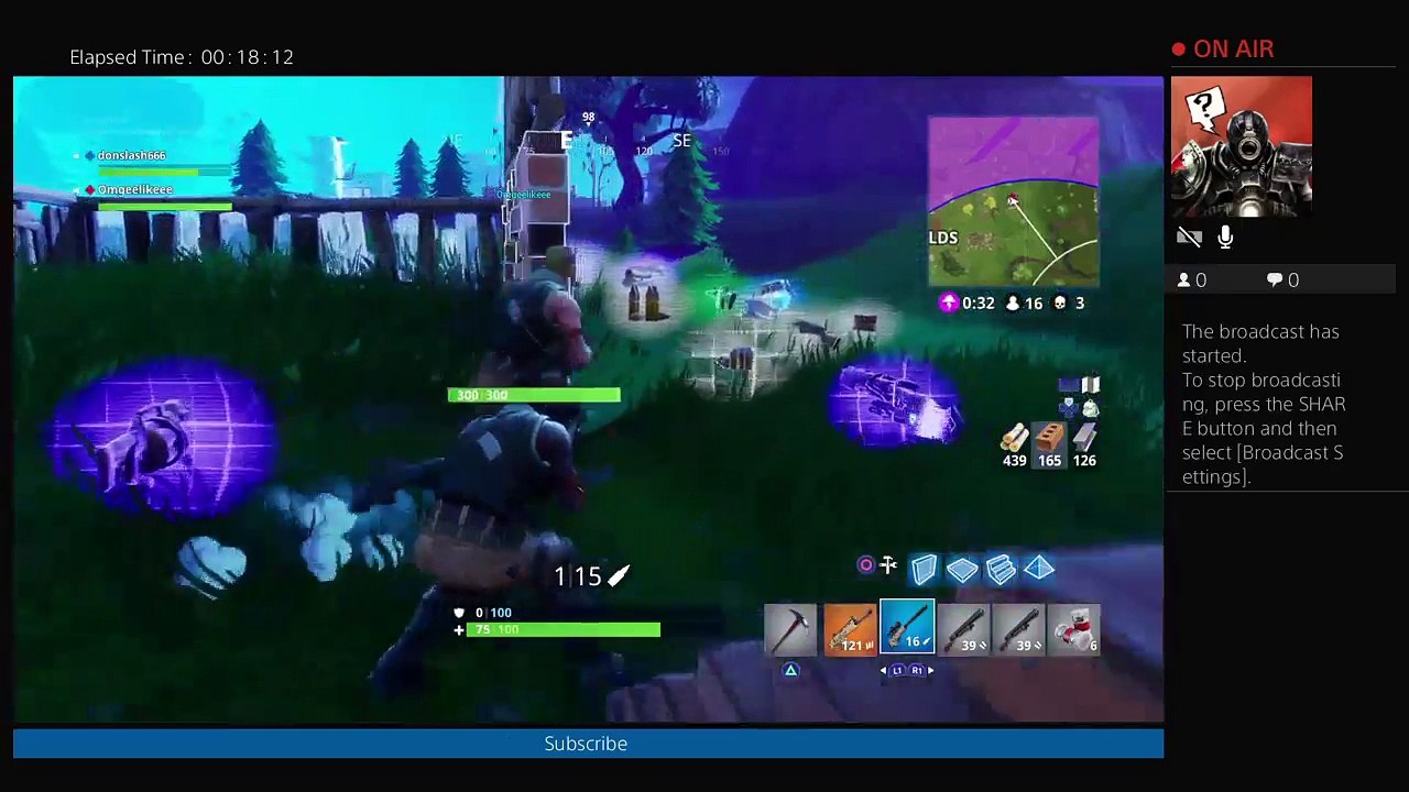 donslash666's Fortnite battle Royale 100+  wins join