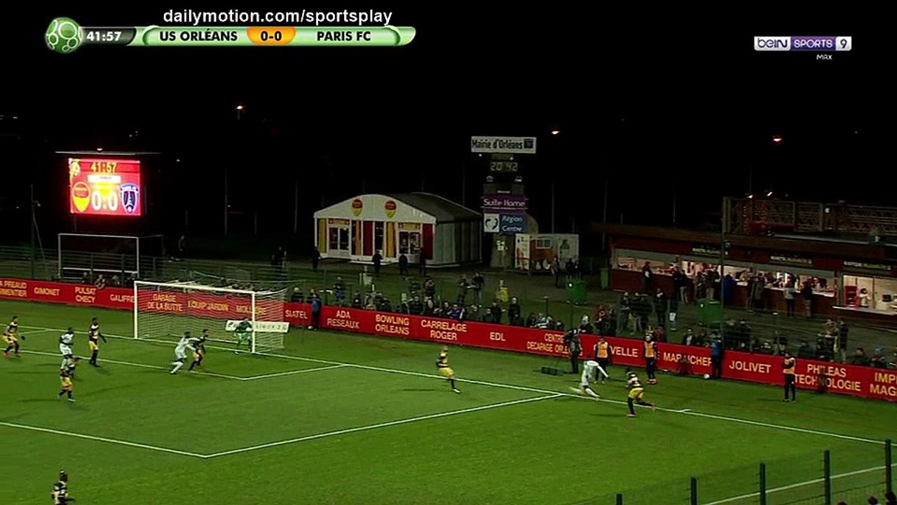 Malik Tchokounte Goal HD - Orleans 0 - 1 Paris FC - 16.02.2018 (Full Replay)
