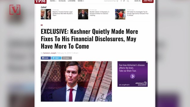 Report: Jared Kushner Disclosed Additional Personal Financial Assets Just Last Month