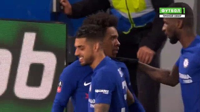 Willian Goal HD - Chelsea	1-0	Hull City 16.02.2018