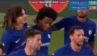 Willian Goal - Chelsea 3-0 Hull City 16.02.2018