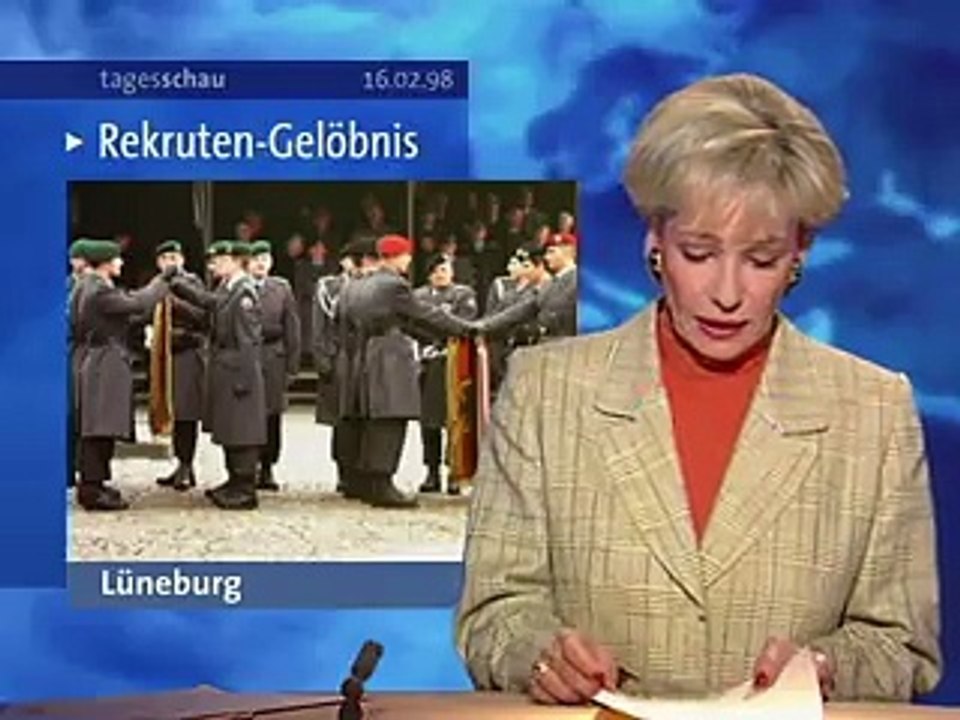 Tagesschau | 16. Februar 1998 20:00 Uhr (mit Dagmar Berghoff) | Das Erste