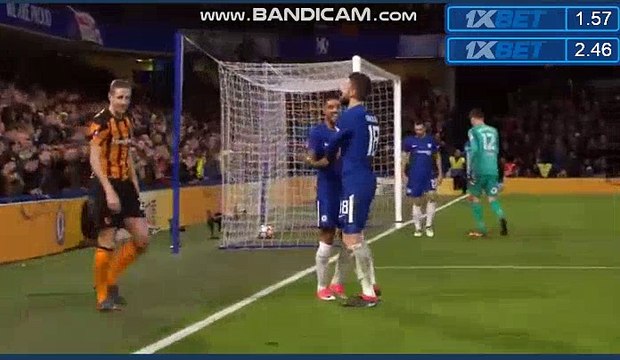 Oliver Giroud Goal HD - Chelsea 4-0 Hull City 16.02.2018