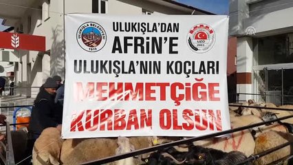 Niğde'den Mehmetçiklere Destek