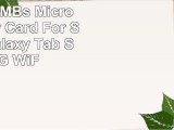 eMemoryCards 16GB Ultra Fast 80MBs MicroSD Memory Card For Samsung Galaxy Tab S 105 4G