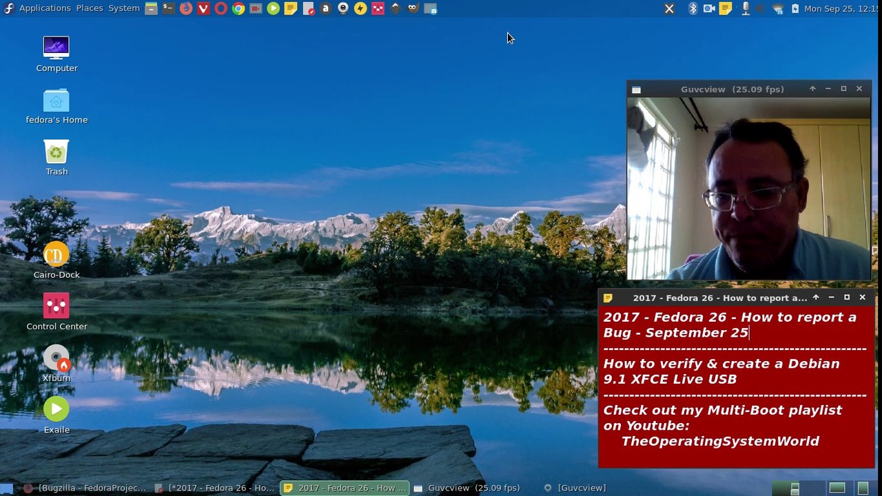 2017 - How to report a Bug on Fedora 26/27 - September 25