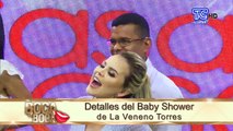 Detalles del baby shower de Silvana Torres
