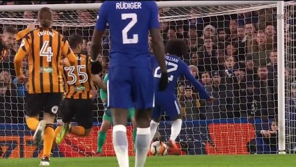 CHE vs Hull 4-0 Highlights & Goals 16.02.2018 HD