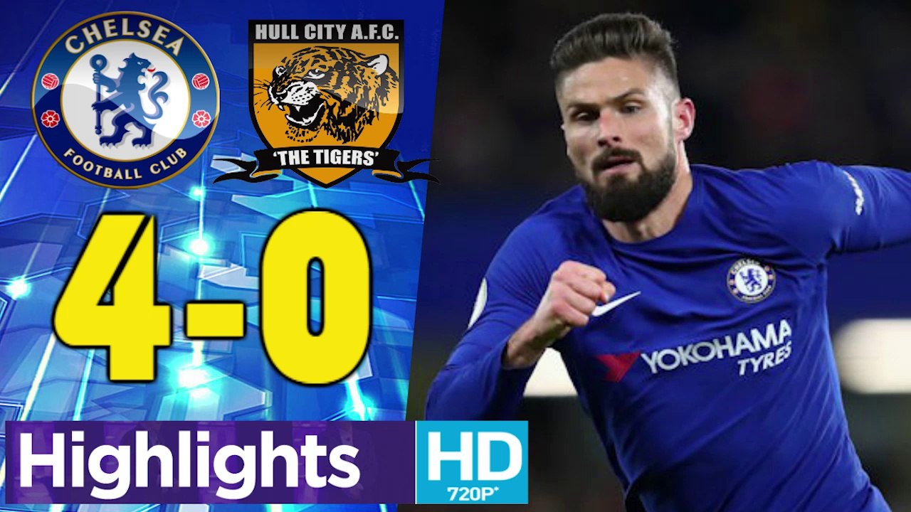 Chelsea vs Hull City 4 - 0 Highlights 16.02.201...