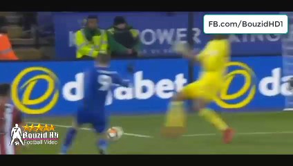 بعض لمسات رياض محرز اليوم امام شيفلد