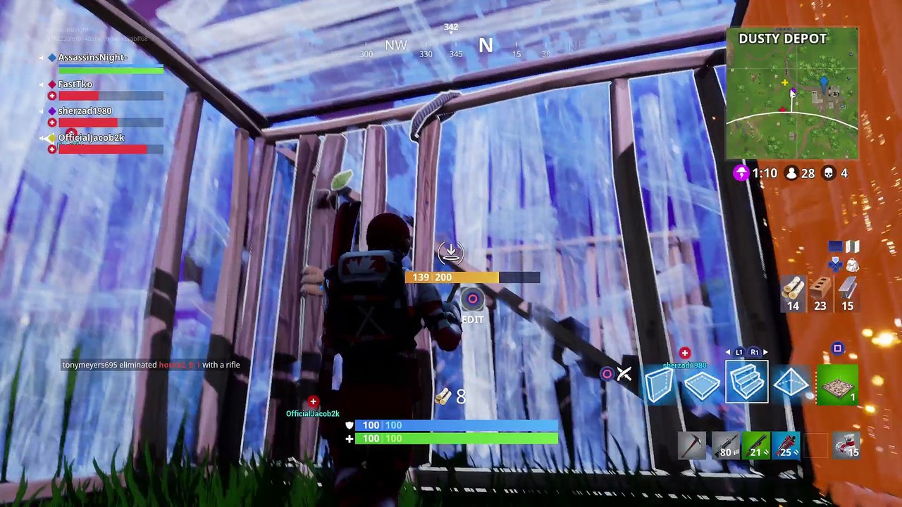 Me vs 4 people