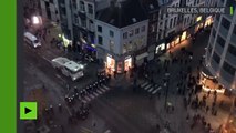 Bruxelles : violents affrontements en plein centre-ville entre la police et des centaines de jeunes