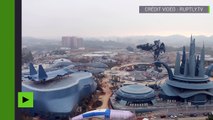 La Chine achève la construction d'un parc d'attractions tout à fait futuriste