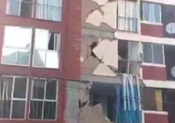 Earthquake Causes Further Damage to Weakened Building in Mexico City