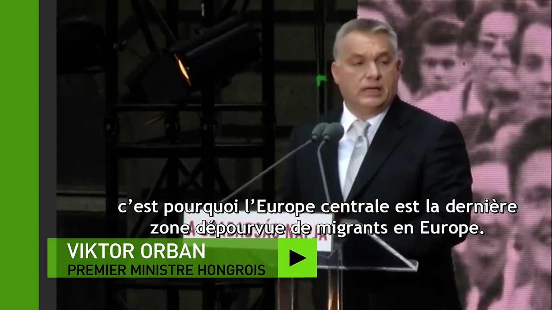 ⁣Viktor Orban : «L’Europe centrale est la dernière zone dépourvue de migrants en Europe»