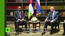 Rencontre entre Sergueï Lavrov et le président centrafricain à Sotchi