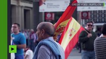 Des unionistes manifestent contre la visite du maire de Barcelone à Saragosse