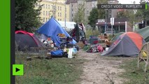 Des sans-abris élisent domicile près du Berghain, la célèbre boîte de nuit berlinoise