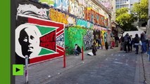 Des graffitis représentant Poutine fleurissent à Paris et Barcelone le jour de son 65e anniversaire