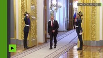 Vladimir Poutine reçoit le roi Salmane d'Arabie saoudite au Kremlin