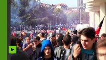 Nantes : dispersion au gaz lacrymogène de la manifestation contre la réforme du Code du travail