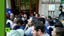 Des Catalans outrés dans les rues après l'arrestation du bras droit du vice-président