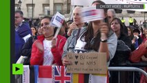 Londres : des citoyens européens manifestent pour leurs droits post-Brexit