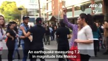 Powerful earthquake shakes Mexico City