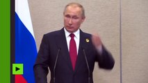 «Nous ne sommes pas fiancés, je ne peux pas être déçu», Poutine sur son impression de Trump