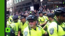 Etats-Unis : accrochages entre policiers et manifestants antiracistes à Boston