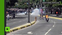Venezuela : des affrontements éclatent à Caracas lors du défilé contre l’Assemblée constituante
