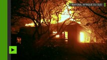 De gigantesques incendies ravagent l’Afrique du Sud : plus de 10 000 personnes évacuées