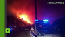 Corse : les incendies se poursuivent, toute la nuit, les pompiers luttent contre les flammes