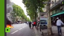 Rixes entre les manifestants contre le gouvernement congolais et les policiers à Paris