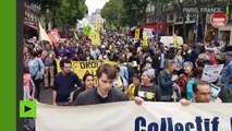 Des centaines de manifestants à Paris contre l'instauration d'un «état d'urgence permanent»