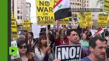 «Bas les pattes sur la Syrie» : une série de manifestations gagne plusieurs villes américaines
