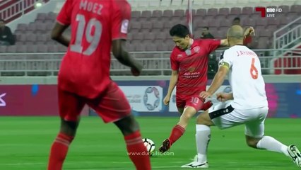 يوسف المساكني | يسجل هدفين في طراز فريد | اهداف الدحيل 5 - 0 ام صلال