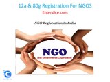 12a 80g Registration For NGOS