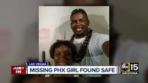 Missing Phoenix child found safe in Las Vegas