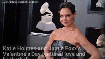 Katie Holmes, Jamie Foxx Play Sports On V-Day